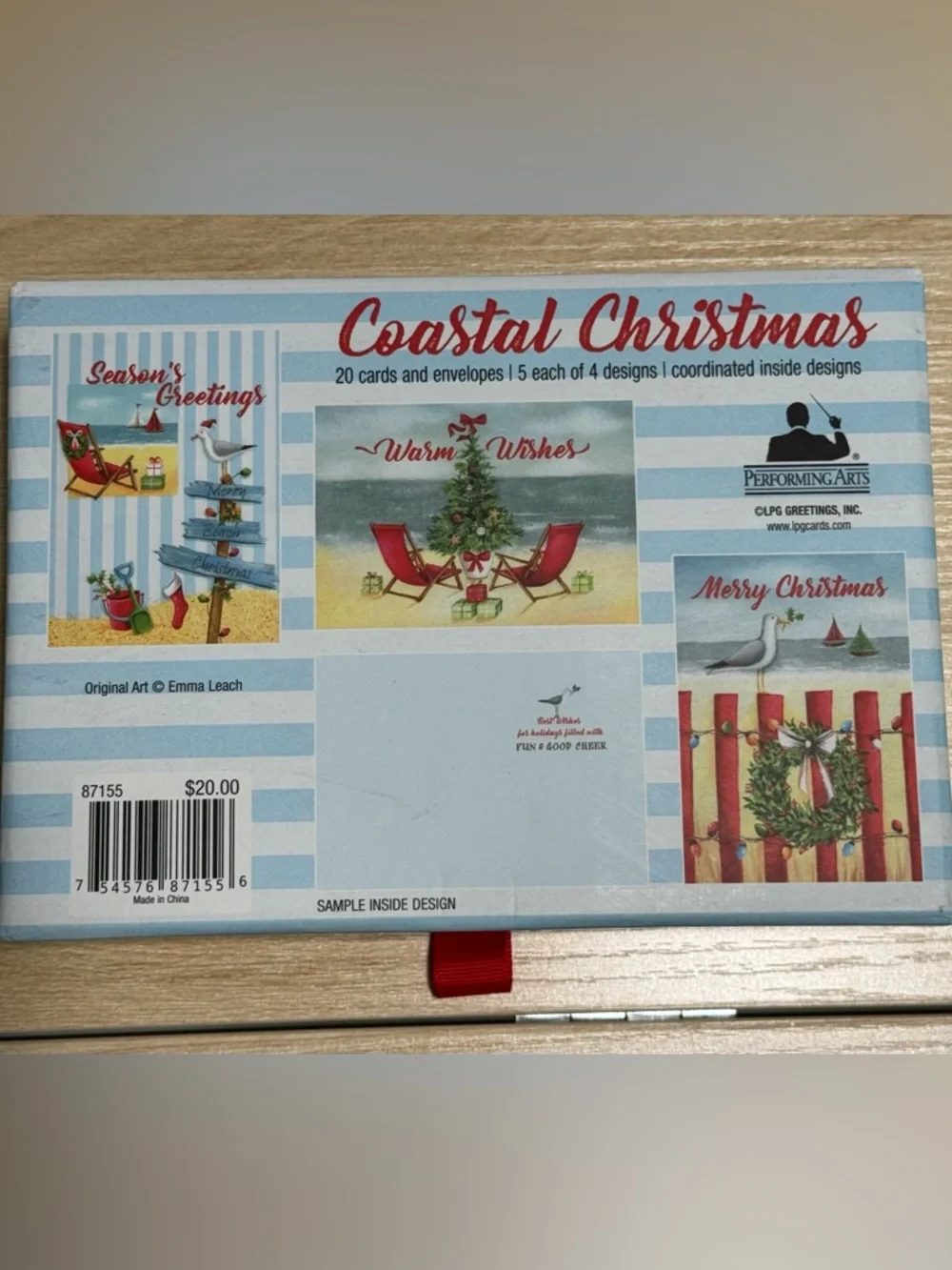Holiday Beachy Snowman Greeting Card - Happy Holidays